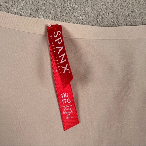 Spanx Tank Top Shapewear Thinstinx Beige Breathable Lightweight women's 1X - Picture 4 of 11